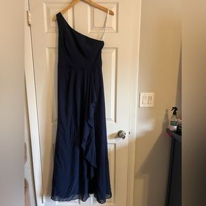 One shoulder bridesmaid or Wedding guest dress